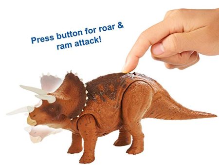 Jurassic World Roarivores Triceratops Figure Cheap