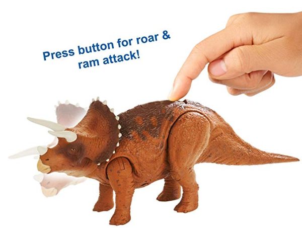 Jurassic World Roarivores Triceratops Figure Cheap