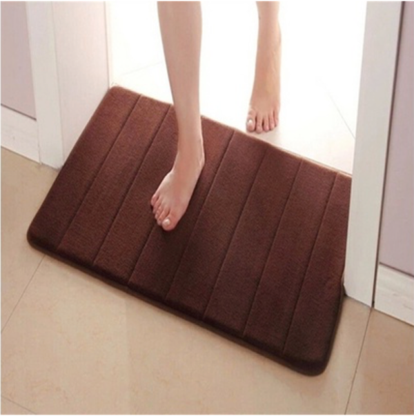 Absorbent Soft Memory Foam Mat Bath Bathroom Bedroom Floor Shower Rug Non-slip For Discount