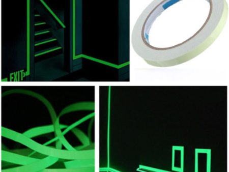 Glow In The Dark Luminous Tape Green Fluorescent Home Stage Decorations Hot on Sale