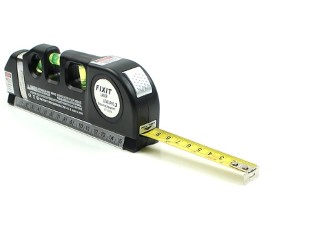 Multipurpose Level Laser Horizon Vertical Measure Tape Aligner Bubbles Ruler Hot on Sale