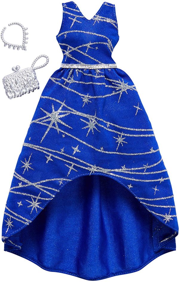 Barbie Complete Looks Navy Silver Sparkle Gown Fashion Pack Cheap