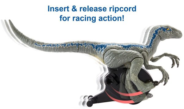 Jurassic World Rip-Run Dinos Velociraptor Blue Action Figure Online Hot Sale