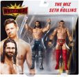 WWE Wrestlemania Seth Rollins Vs The Miz 2-Pack For Sale