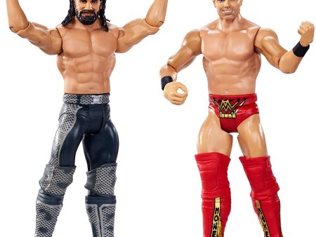 WWE Wrestlemania Seth Rollins Vs The Miz 2-Pack For Sale