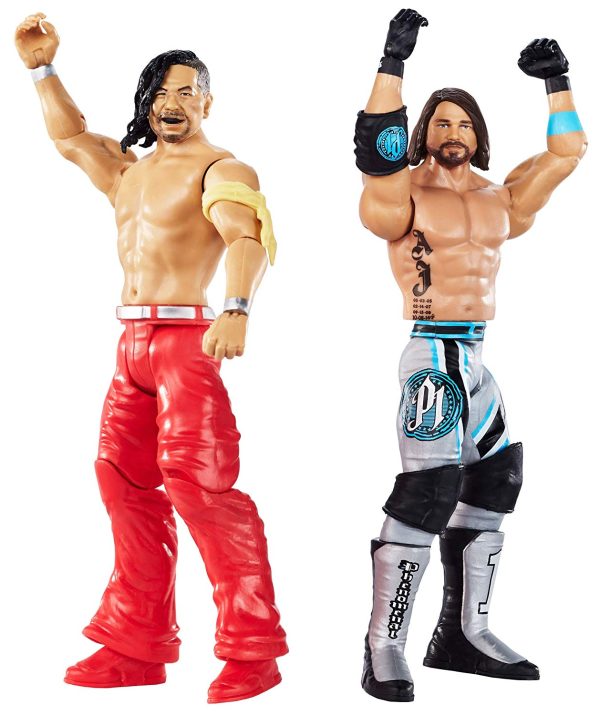 WWE Wrestlemania Aj Styles vs Shinsuke Nakamura 2-Pack Online now