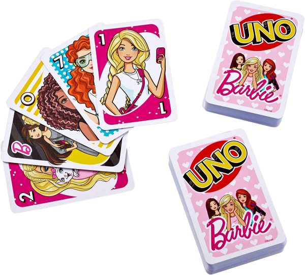 UNO Barbie Card Game on Sale