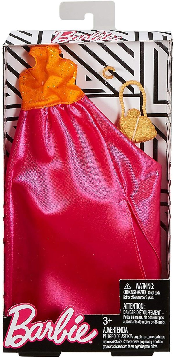 Barbie Complete Looks Orange Halter & Pink Skirt Gown Fashion Pack Sale